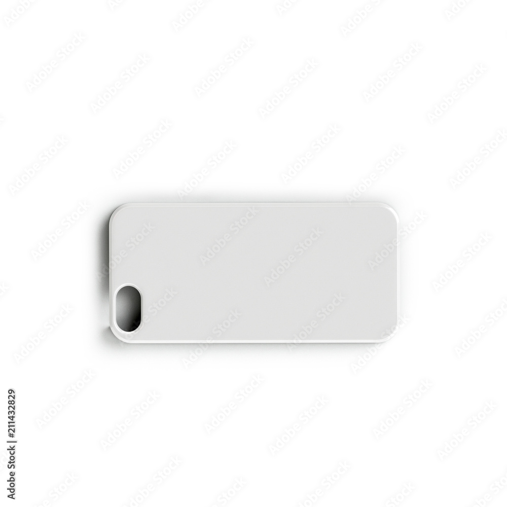 Blank Phone case on a white background Blank Phone case on a white background