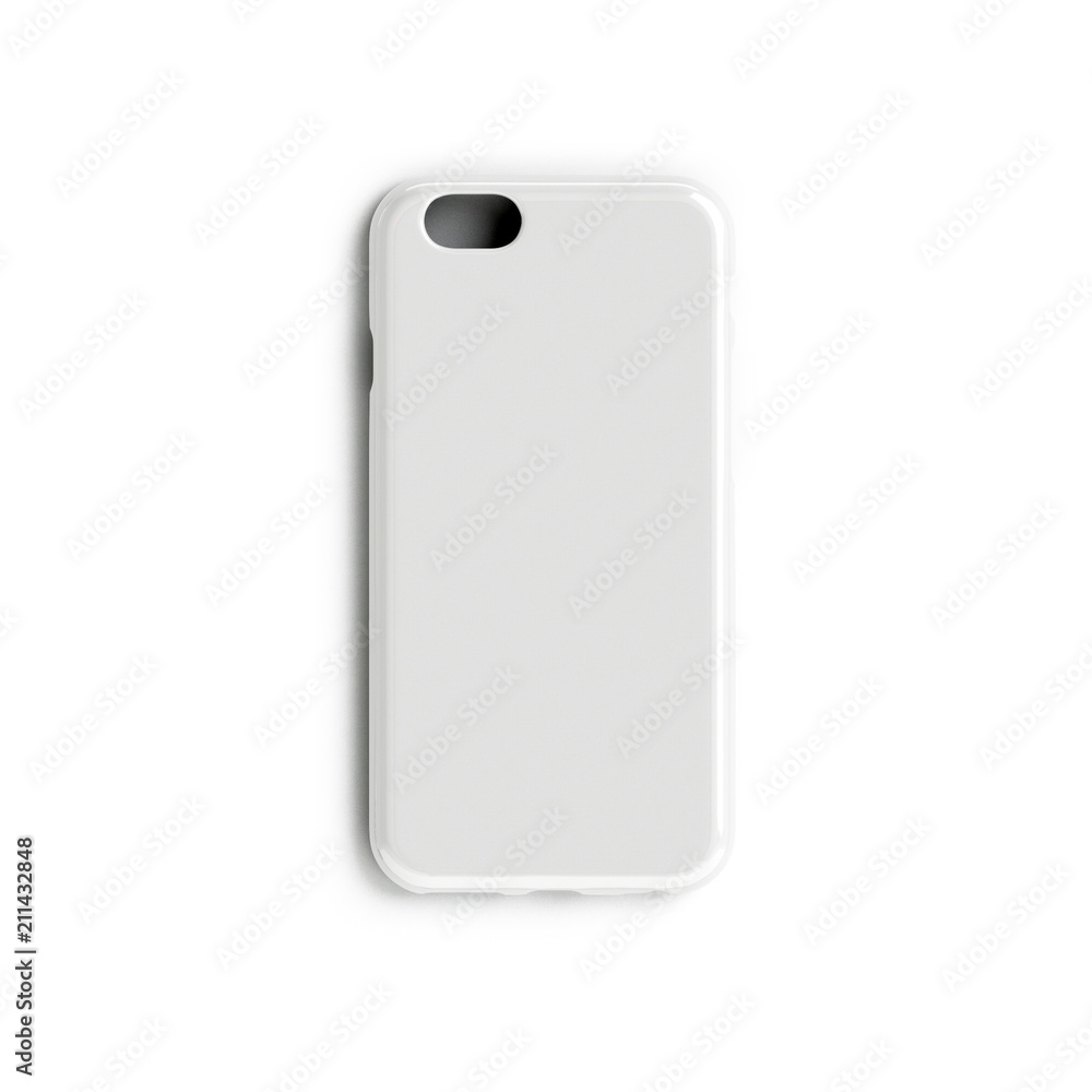 Blank Phone case on a white background Blank Phone case on a white background