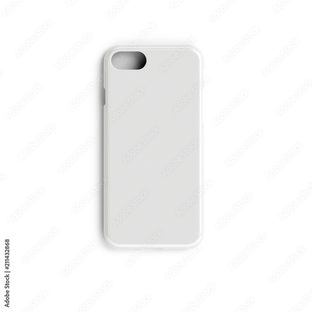 Blank Phone case on a white background Blank Phone case on a white background
