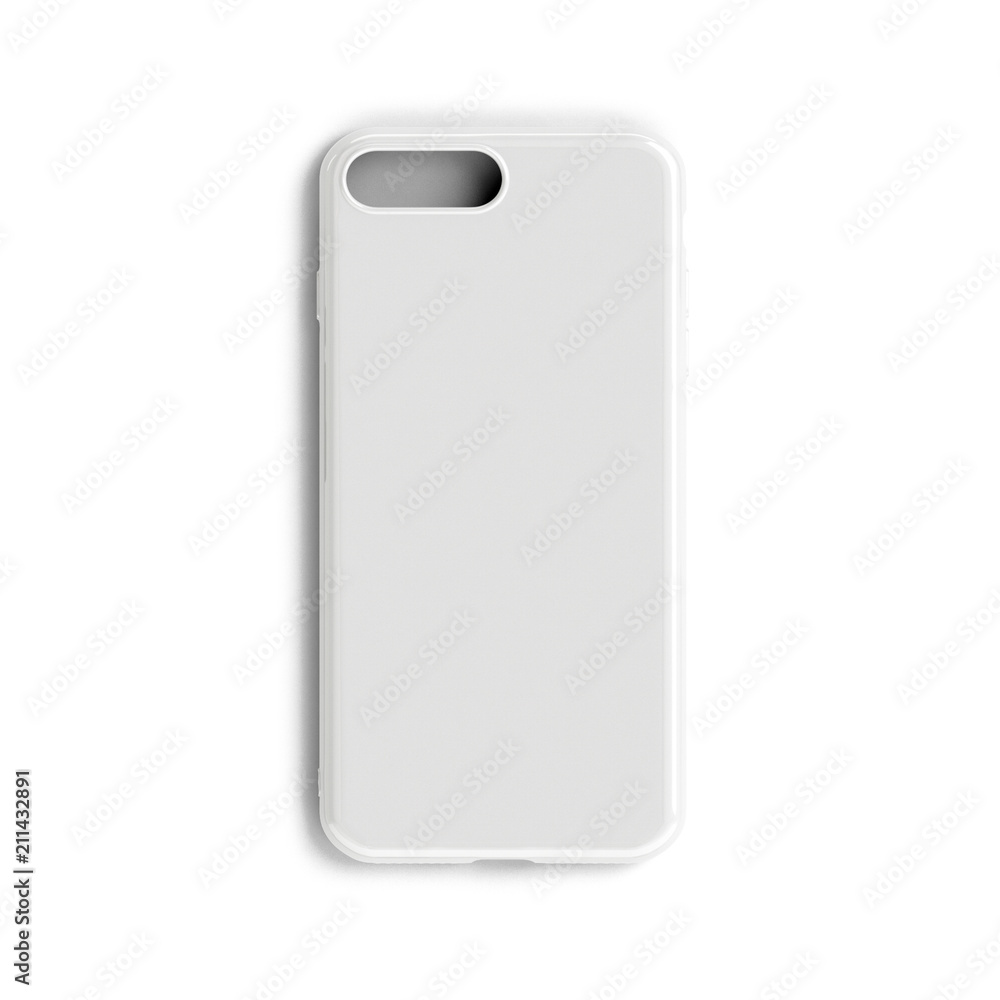 Blank Phone case on a white background Blank Phone case on a white background