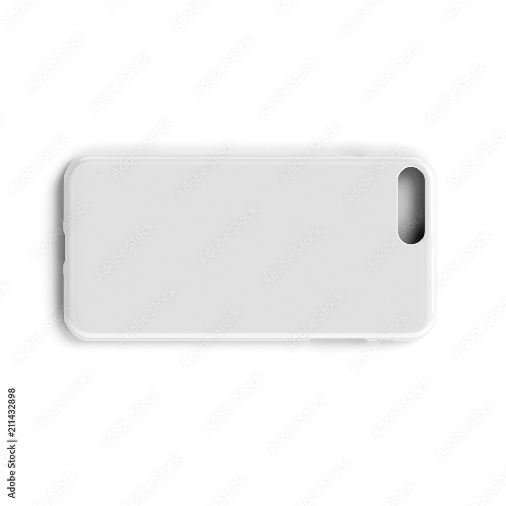 Blank Phone case on a white background Blank Phone case on a white background