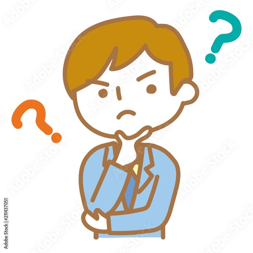 考えるビジネスマン