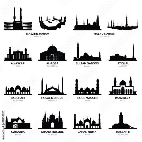 Masjid Al-Haram Mecca and other Famous Mosque
