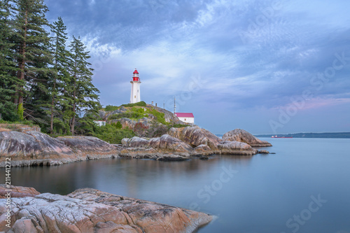 Point Atkinson lighthouse in West Vancouver, British Columbia.