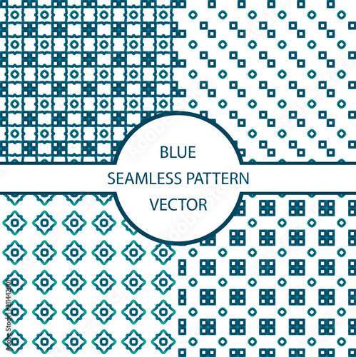 blue pattern seamless