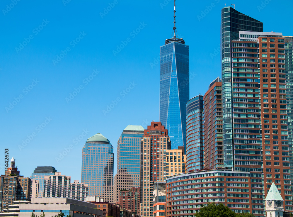 New York City skyscraper in lower Manhattan