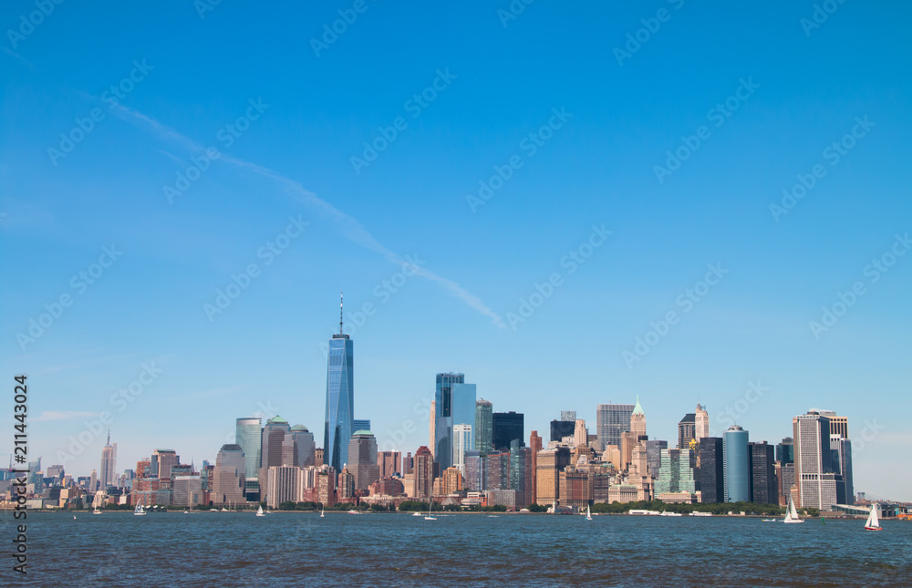 Fototapeta premium New York City skyscraper in lower Manhattan