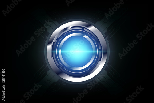 abstract circle pattern modern hi tech sports concept background