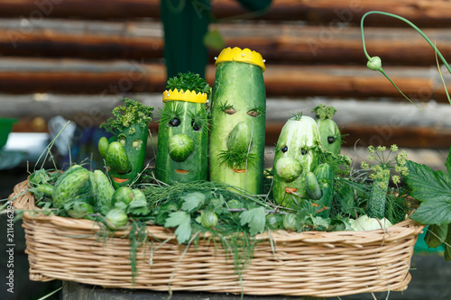 Cucumber crafts