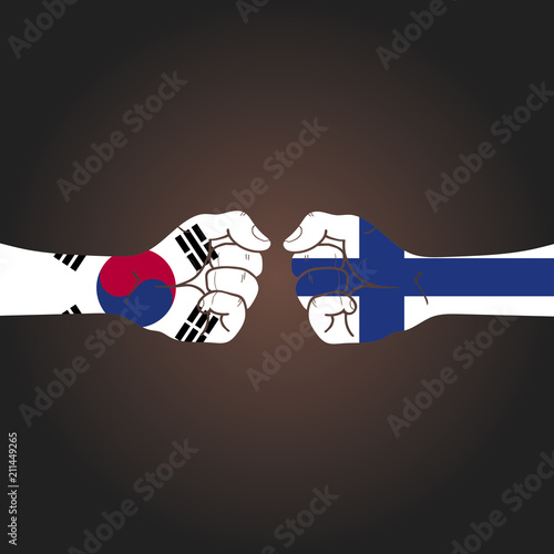 Conflict between countries: South Korea vs Finland