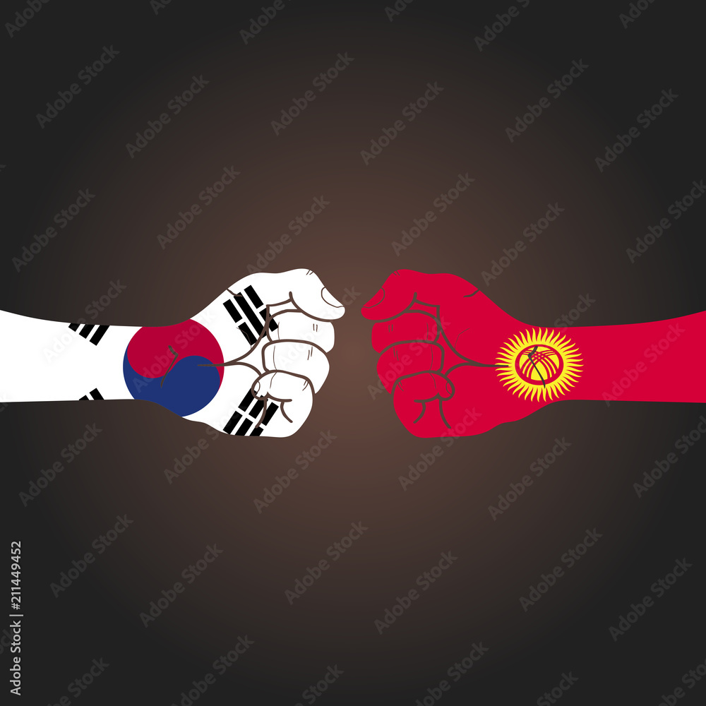 Conflict between countries: South Korea vs Kyrgyzstan
