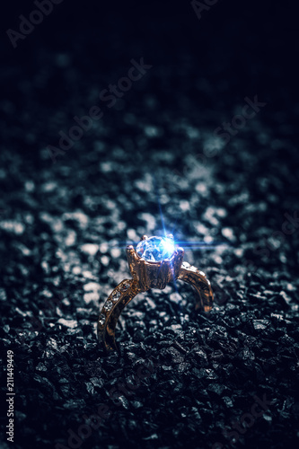Canvastavla Gold plated jewelery ring