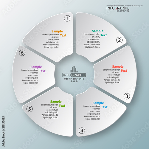Abstract 3D Paper Infographics