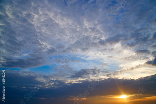 Fototapeta Naklejka Na Ścianę i Meble -  Dramatic sky replacement, Shot in Thailand Koh Tao Island