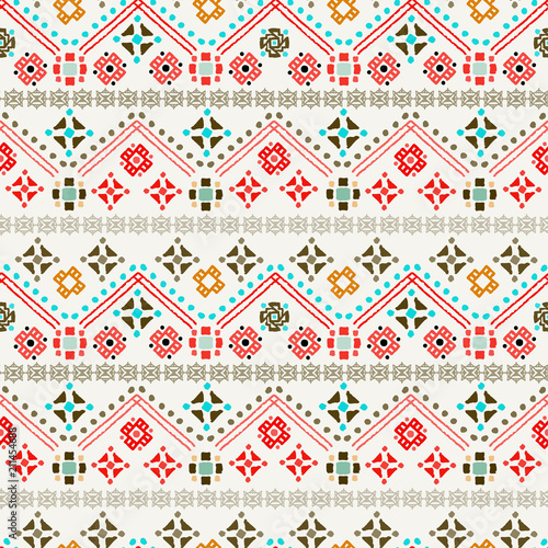 Ethnic boho seamless pattern
