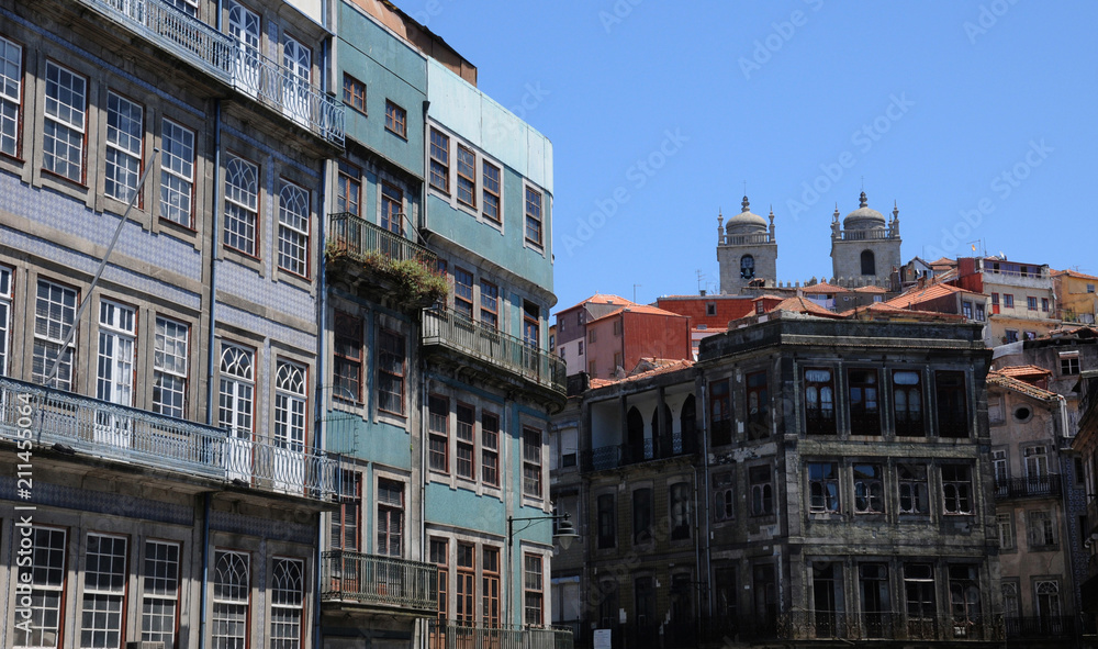 Porto, Portugal - july 10 2010 : city center