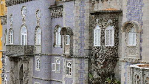 Sintra, Portugal - july 2 2010 : The Pena National Palace photo