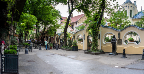 streets and squares of the city of Subotica, Serbia photo