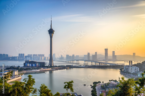 Macao urban skyline photo