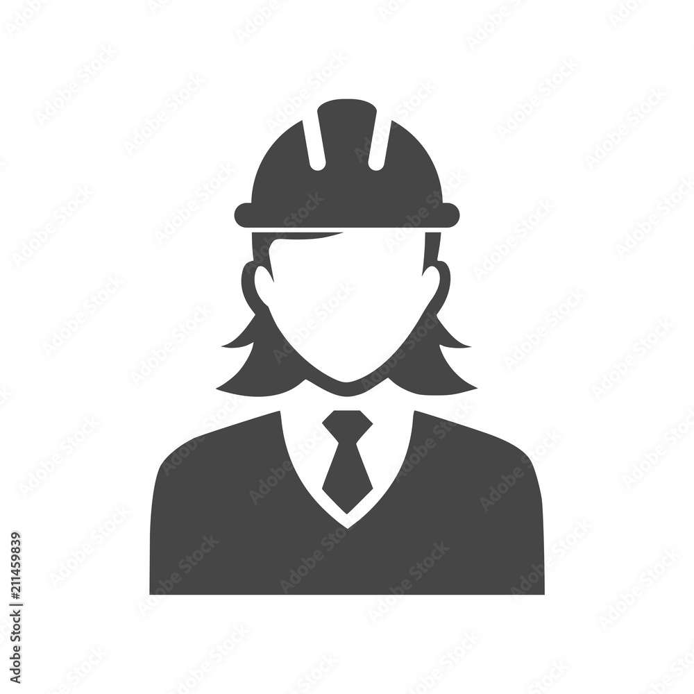 Woman Construction Worker icon