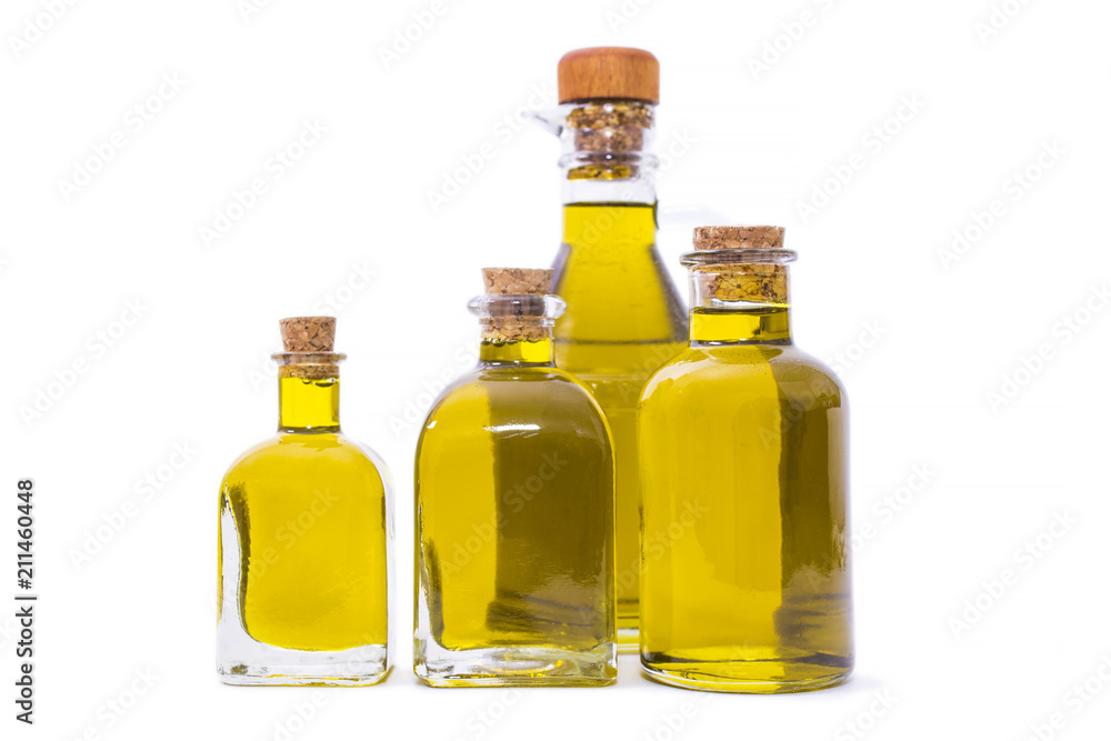 bottles of extra virgin olive oil isolated bottles of extra virgin olive oil isolated