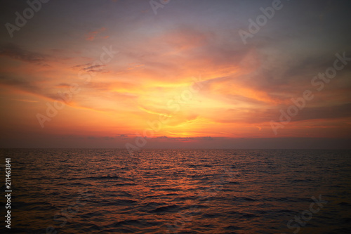 sunset over sea © fox17