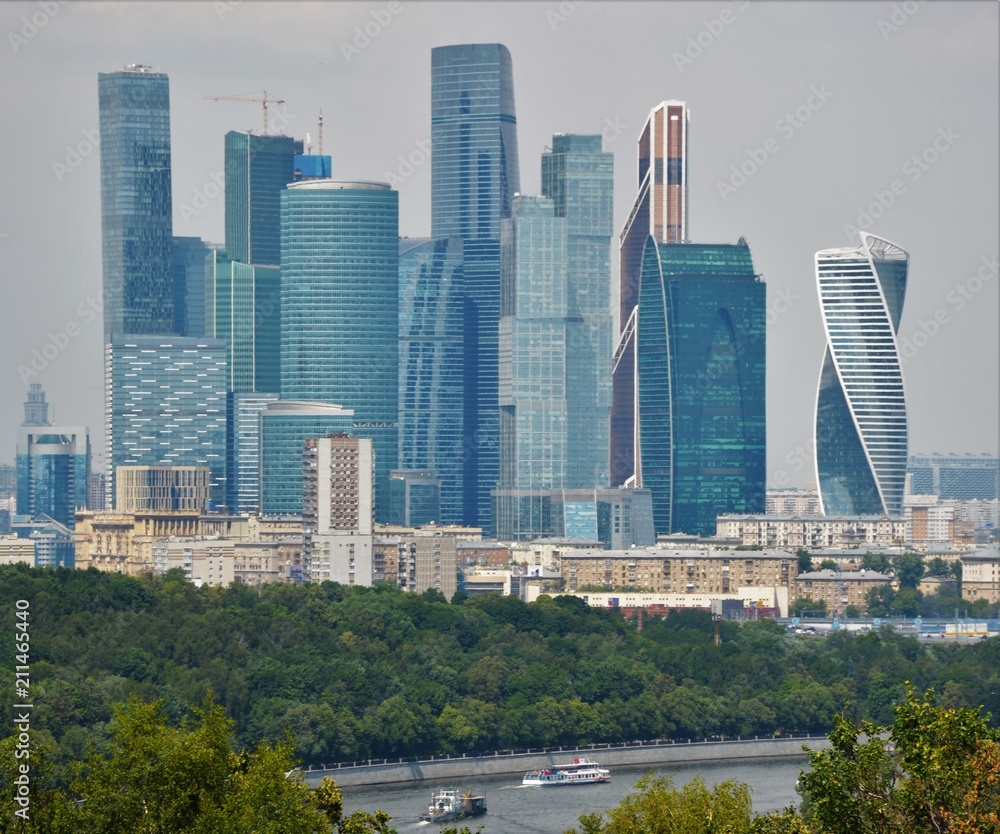 Fototapeta premium moskva-city
