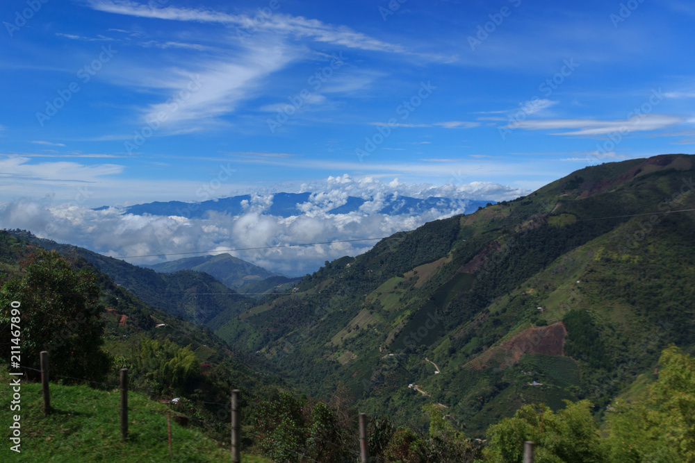 view on the colombian andes view on the colombian andes