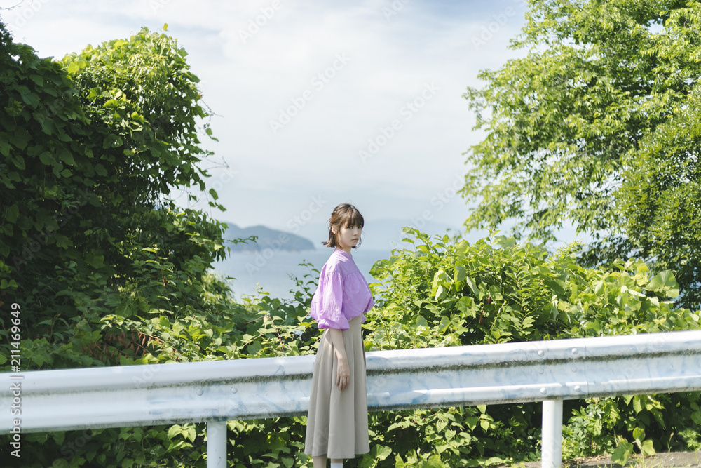 Naklejka premium 女性