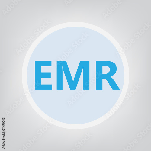 EMR (Electronic Medical Record)- vector illustration