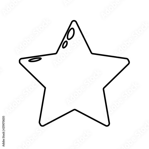 vector icon outline star