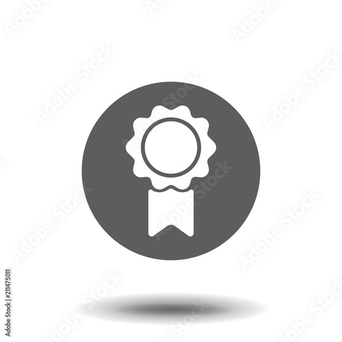 Award Icon in trendy flat style isolated on white background. Badge symbol for your web site design, logo, app, UI. Vector illustration.