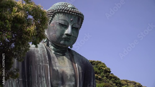 the Giant Buddha in Kamakura, Japan photo