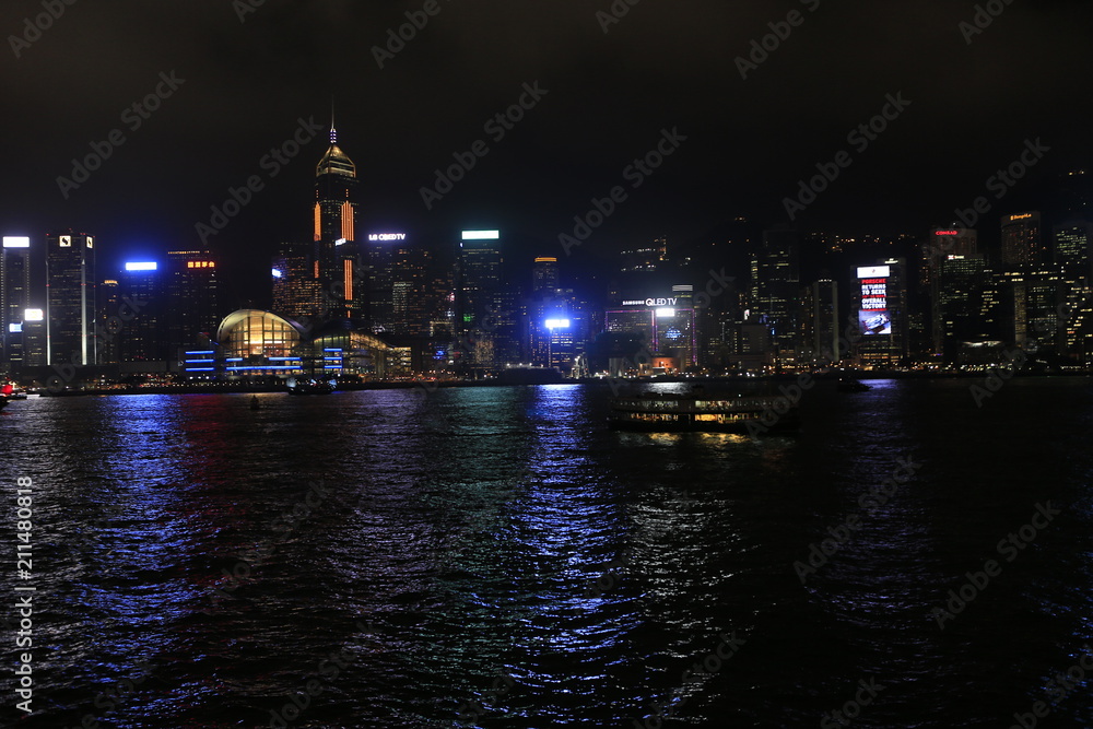 Hong Kong de nuit