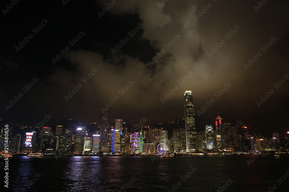 Hong Kong de nuit