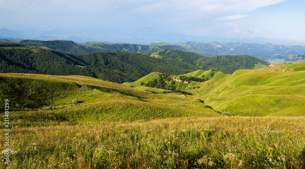 Mountain landscape in Caucasus