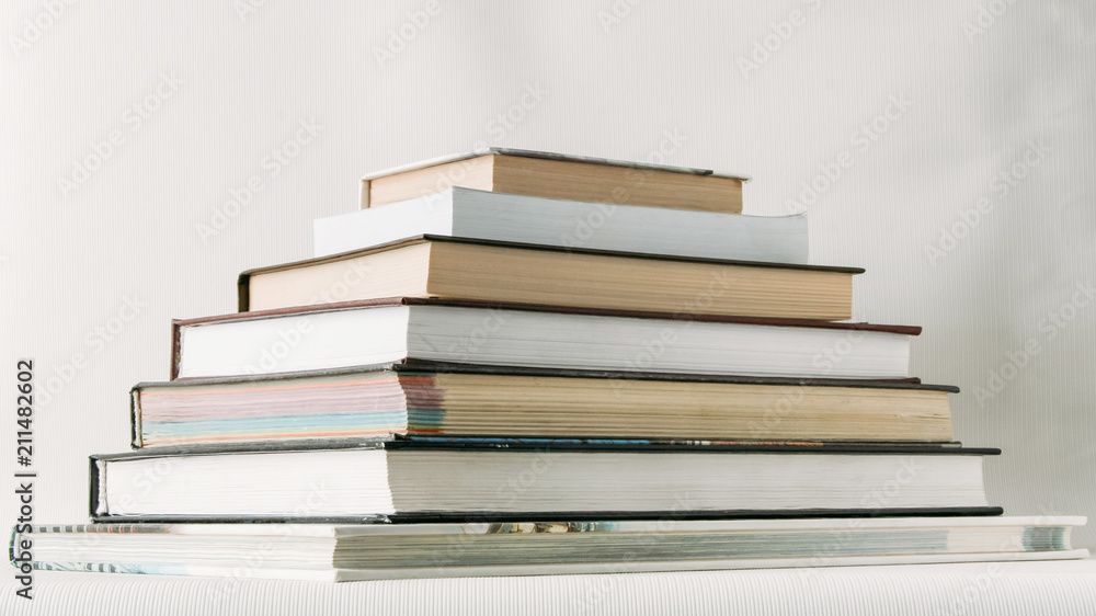 Pyramid of books Pyramid of books