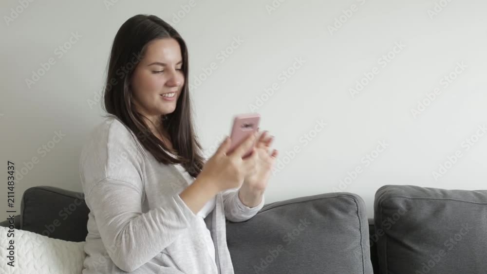 Young girl talks to friend by mobile phone. Green screen chroma key Young girl talks to friend by mobile phone. Green screen chroma key