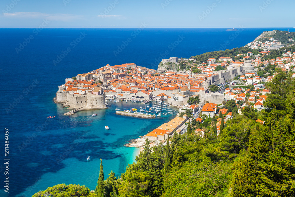Old town of Dubrovnik in summer, Dalmatia, Croatia