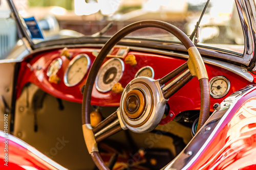 vintage car dashboard © Vivida Photo PC