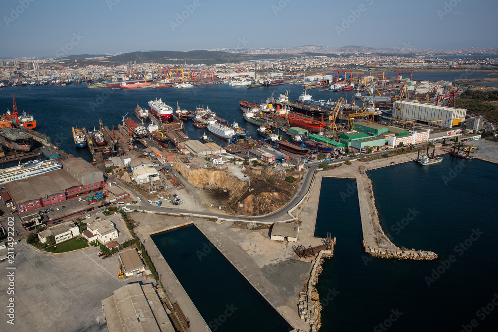 Tuzla, Istanbul, Turkey - 25 August 2013; Tuzla District Of Istanbul 