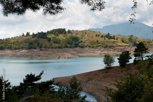 Giacopiane lake in Liguria in Italy photo