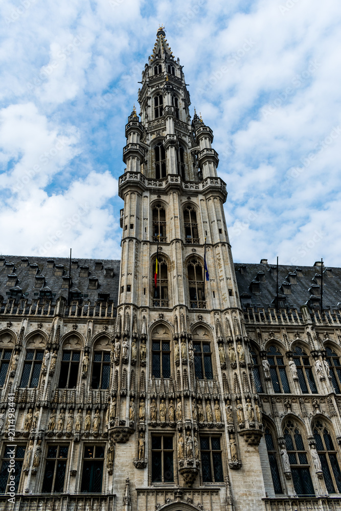 The city hall in the main square in Brussels, Belgium