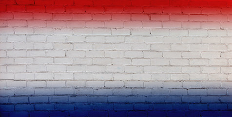 Abstract White, red and blue Background