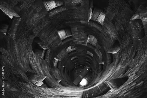 Wallpaper Mural St. Patrick's well, Orvieto, Italy. Historic well. Great engineering work, carried out in 1547. Torontodigital.ca
