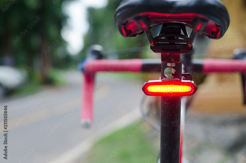 Fototapeta premium close up bike on road bike