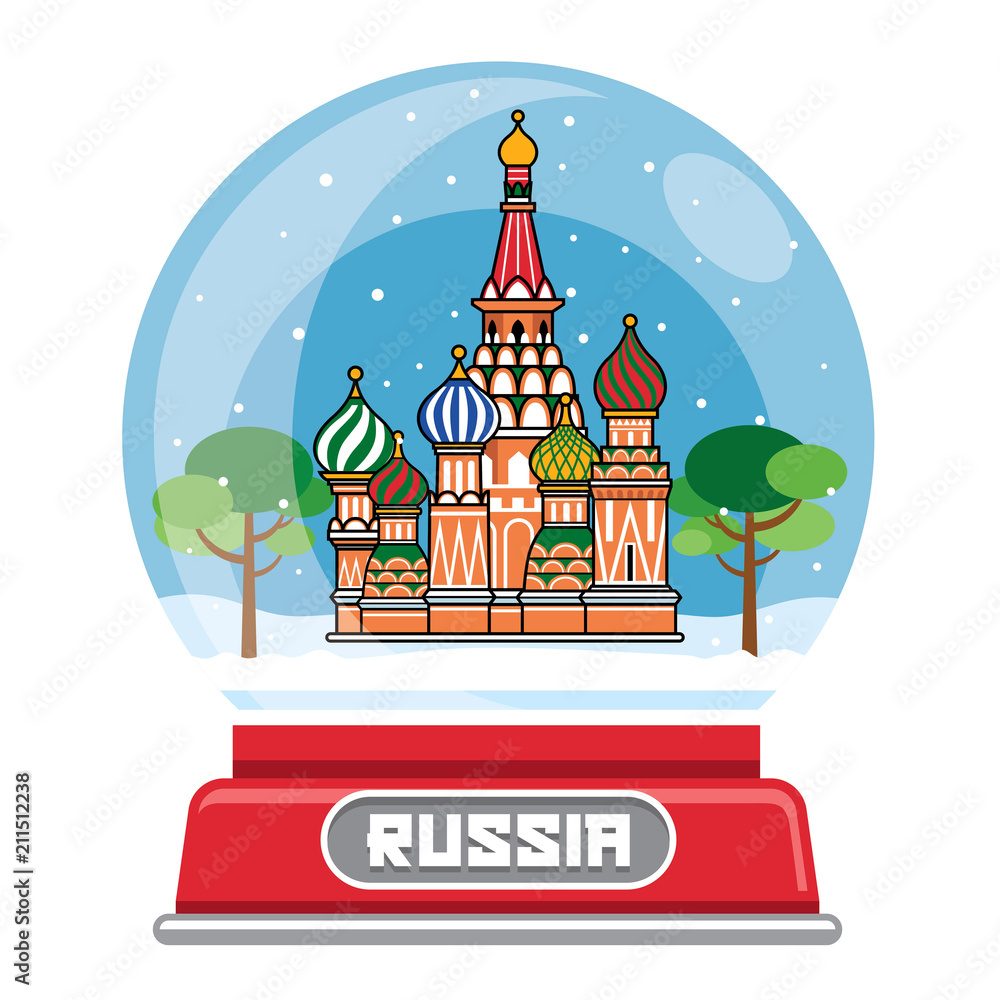 russian snow globe