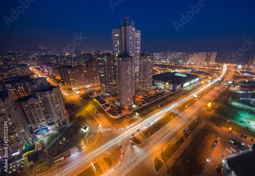 Kiev City - the Capital of Ukraine. Night View © Mariana Ianovska