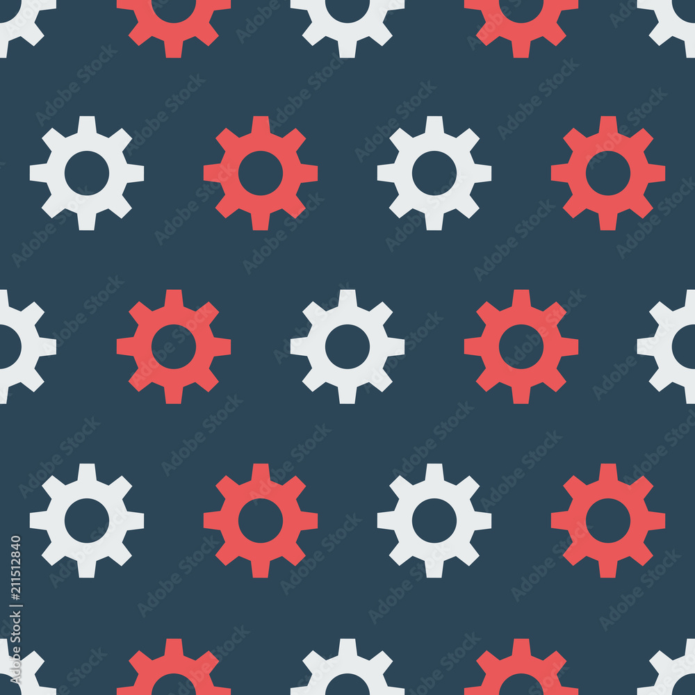 Pattern with gears Pattern with gears