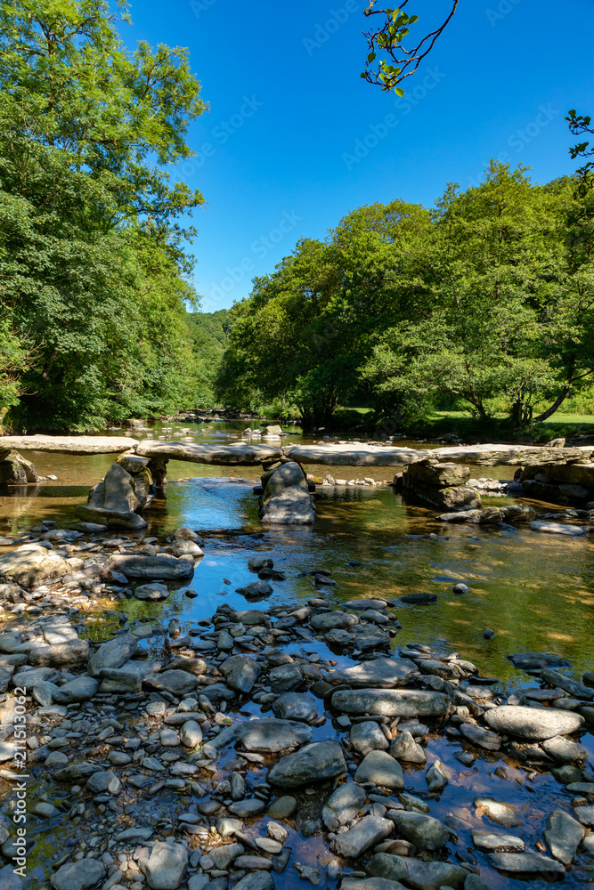 Fototapeta premium Tarr Steps, Somerset, England